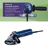 Esmerilhadeira Angular 5 POL 900W GWS 9-125 S BOSCH: Potência e Controle para Profissionais - imagem 2