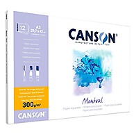 Bloco Canson Montval A3 300g: Papel de Aquarela Grão Fino para Profissionais - imagem 2