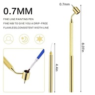 Caneta de Retoque de Precisão 0,7mm - Aplicador de Tinta Fina para Reparos Profissionais - imagem 4
