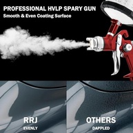 Pistola de Pulverização HVLP Profissional - 4 Bicos, Copo 650ml, Regulador de Ar - Ideal para Pintura Automotiva e Industrial - imagem 5