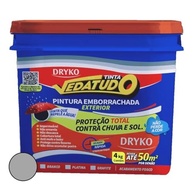 Dryko Vedatudo Platina 4kg: Tinta Emborrachada Cinza para Impermeabilização Profissional - imagem 2