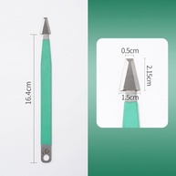 Baoblaze Ferramenta para Escultura em Cerâmica - Conjunto Profissional com 2 Facas de Acabamento - imagem 2