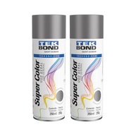 Kit 2 Tintas Spray Grafite TekBond 350ml - Acabamento Profissional para Metais, Madeira e Artesanato - imagem 1