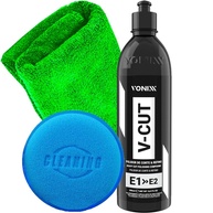 Kit Polidor Vonixx V-Cut 500ml: Brilho Profissional com Acessórios Essenciais - imagem 1