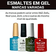 Kit 4 Esmaltes Gel LED UV Tons Marrom Terrosos – Brilho Profissional - imagem 1