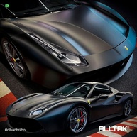 Vinil Adesivo Preto Fosco 3m x 1m - Envelopamento Profissional para Carro e Moto - imagem 5