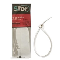 Abraçadeira de Nylon Sfor 4,5x400mm Natural: Organização e Fixação Profissional - imagem 2