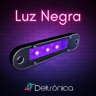 Farol de Luz Negra LED UV 12V Profissional Deltrônica: Iluminação Potente e Versátil - imagem 3
