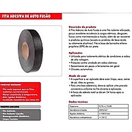 Fita Autofusão 19mm: Isolamento Profissional - imagem 2
