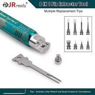 Kit Ferramenta Extratora de Pinos JRready ST5255: Reparo Profissional para Conectores Molex, AMP, Delphi e Bosch - imagem 5