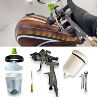 LiME LiNE Pistola de Pintura HVLP 1,4mm Profissional - Aplicação Perfeita de Bases, Vernizes e Primers Automotivos - imagem 3