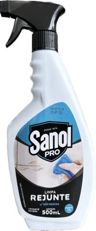 Limpa Rejunte Sanol Pró 1L - Fórmula Profissional Azul para Pisos e Revestimentos - imagem 3