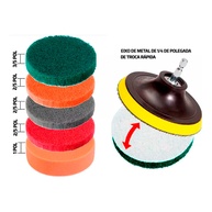 Kit Escovas Rotativas para Parafusadeira 14 Peças - Limpeza Profissional - imagem 2