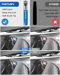 Tinta de Retoque Mazda Exact Match - Reparo Profissional de Arranhões (Prata Líquida Metálica) - imagem 3
