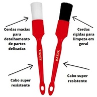 Kit 2 Pincéis Detalhamento Motos Razux - Limpeza Profissional - imagem 3
