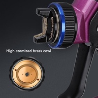 Pistola de Tinta HVLP com 600ml - Pulverização Profissional para Carros, Móveis e Projetos DIY - imagem 4