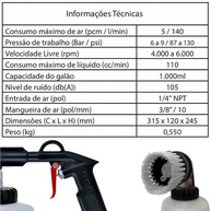 Pistola Tornadora Tufão: Limpeza Pesada Profissional - imagem 2