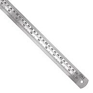 Escala Inox 500mm Zaas: Precisão Profissional - imagem 2