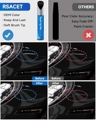 Tinta de Retoque Preto Metálico C9X/2T para Porsche - Reparação Profissional de Arranhões - imagem 3