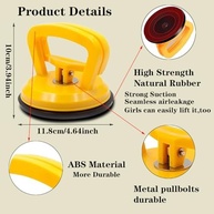 Kit Removedor de Amassados de Carro Profissional com Ventosa e Raspador - imagem 3