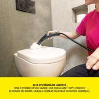 Kärcher Limpadora a Vapor SC 4 Premium 127V - Limpeza Profunda sem Produtos Químicos - imagem 3