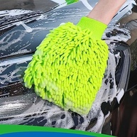 Kit 2 Luvas de Microfibra Chenille HeGangLy: Limpeza Profunda e Sem Arranhões para Seu Carro - imagem 3