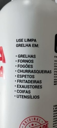 Limpa Grelha Profissional 1 Litro - Fórmula Poderosa para Limpeza Profunda de Grelhas e Churrasqueiras - imagem 2