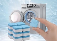 Kit 10 Pastilhas Efervescentes para Limpeza Profunda de Máquina de Lavar - Elimina Odores e Bactérias - imagem 3