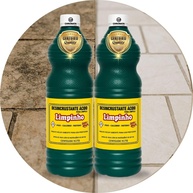 Kit 2 Limpa Pedras e Pisos - Ácido Muriático Concentrado 1L Linhal | Limpeza Profunda e Eficaz - imagem 1