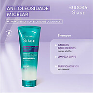 Shampoo Eudora Siàge Antioleosidade Micelar 250ml – Controle a Oleosidade com Hidratação Profunda - imagem 2