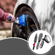 Kit 3 Escovas para Limpeza Profunda de Pneus e Rodas de Carro - Mqetly - imagem 2