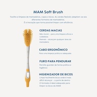 Escova MAM Baby Soft Brush - Limpeza Profunda com Cerdas Extramacias - imagem 5