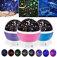 Luminária Abajur Projetor Estrela 360º Galaxy Star Rotativa - imagem 2