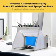 VIVOHOME Kit de Cabine de Pintura por Aerógrafo Portátil - Sistema Completo para Projetos Criativos - imagem 4