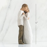 Willow Tree Promise - Boneco de Casal Pintado à Mão | Presente Romântico e Decorativo - imagem 4