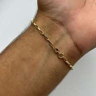 Pulseira Ouro 18k Elo Alongado: Elegância em Promoção - imagem 2