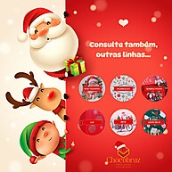 Cartões para Biscoitos de Natal Neve 4327 - Embalagem Pronta - imagem 2