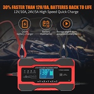 Carregador de Bateria Inteligente YONHAN 10A 12V/24V: Mantenha seu Carro Sempre Pronto! - imagem 3