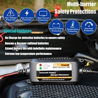 Carregador Automático de Bateria MotoPower MP00206A 12V 1.5A: Mantenha Seus Veículos Sempre Prontos! - imagem 5