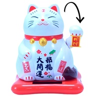 Maneki Neko - Gatinho da Sorte Japonês com Mão Balançante | Atrai Prosperidade e Boa Sorte - imagem 1