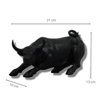 Estátua Touro da Bolsa de Valores - Simbolo de Força e Prosperidade em Resina - imagem 4