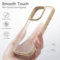 JETech Capa Matte para iPhone 16 Pro Max: Proteção Militar, Design Fosco e Elegância - imagem 5
