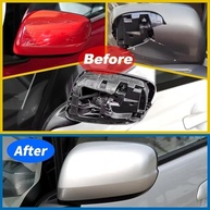 Capa Retrovisor Honda Fit Jazz 2009-2013 Prata Esquerda - Proteção e Estilo - imagem 4