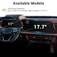 Protetor de Tela Premium 17.9" para Chevy Suburban 2025 - Proteção e Estilo - imagem 3