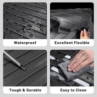 Tapete Protetor Vanseno 4 Peças para Toyota Rav4 2019-2025 - Proteção Total All-Climate - imagem 4