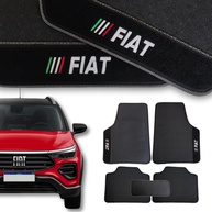 Jogo de Tapetes Automotivos Emborrachados Universal Fiat 5 Peças - Proteção e Estilo - imagem 1