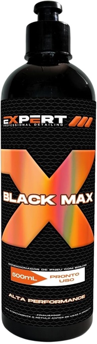 EXPERT Hidrorrepelente Pneu Black Max 500mL: Brilho e Proteção Duradoura - imagem 1
