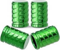 Pacote 4 Tampas Haste Válvula Pneu Metal Premium - Proteção Anti-Corrosão e Vazamento - imagem 2