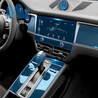Película Protetora TPU Transparente para Console Central Porsche Macan 2022-2024: Proteção e Estilo - imagem 2