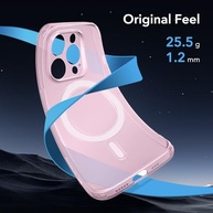 Capa ESR para iPhone 13 Pro Rosa Fosco: MagSafe, Proteção Militar e Design Elegante - imagem 4
